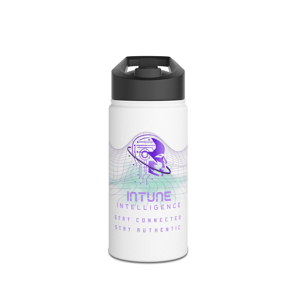 InTune Intelligence Stainless Steel Water Bottle, Standard Lid